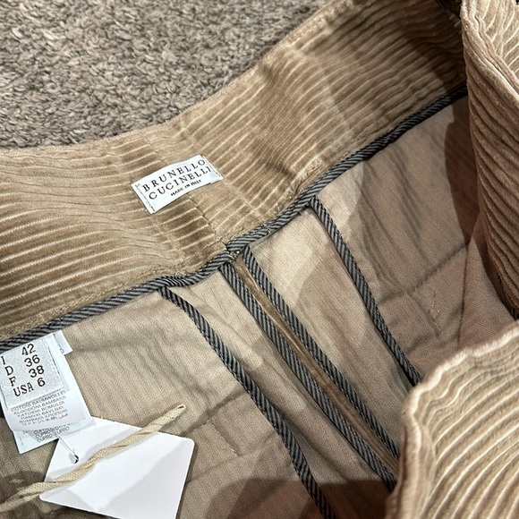 Brunello Cucinelli Corduroy Pants | Size 6 - Picture 6 of 12